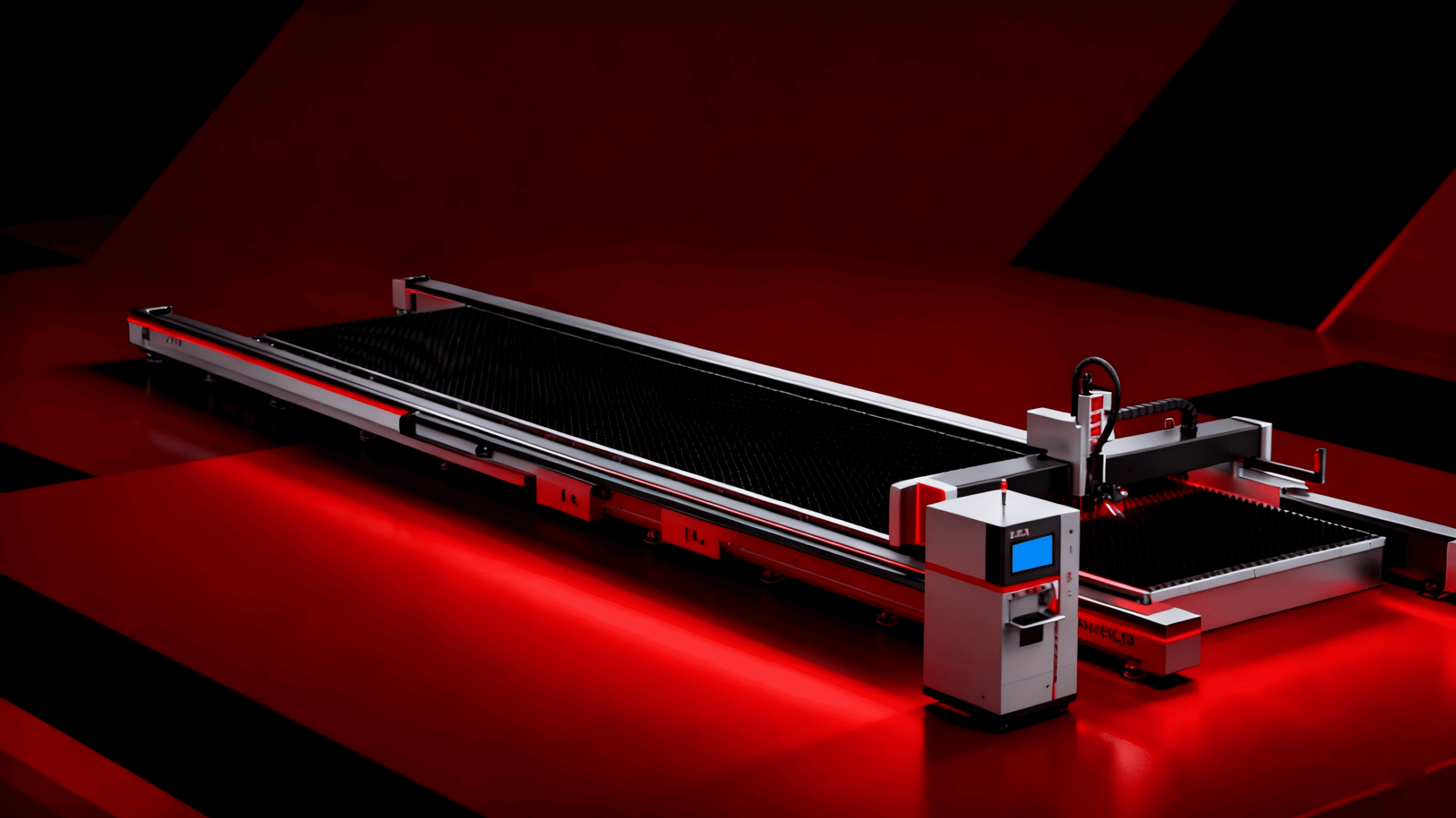 Industrial Laser Cutting Background