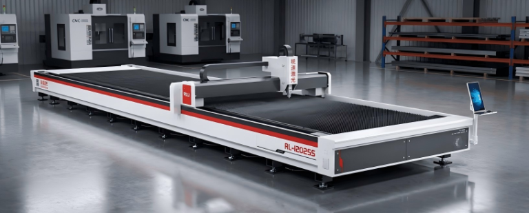 Large Format Ground Rail Fiber Laser Cutting Machine